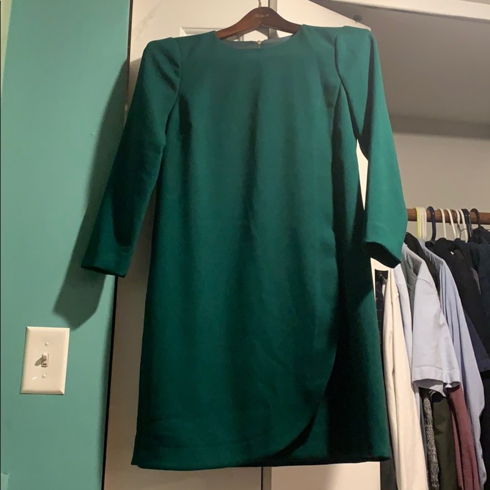 JCrew green dress